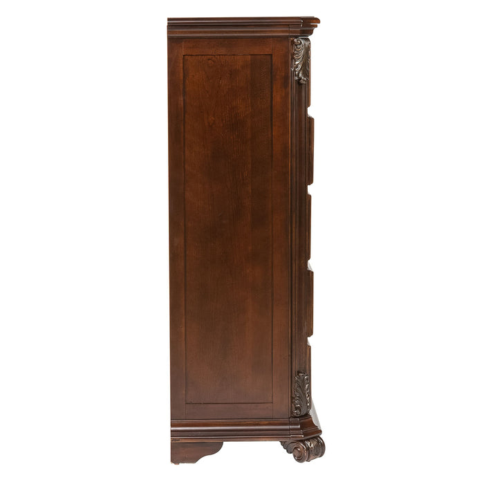 Messina Estates - 5 Drawer Chest - Dark Brown – Accent Chests by Liberty Furniture at Furniture Wholesale Plus , Nashville furniture store