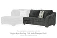 Biddeford 2-Piece Sleeper Sectional with Chaise - Premium Sectional from Ashley Furniture - Just $1280.64! Shop now at Furniture Wholesale Plus  We are the best furniture store in Nashville, Hendersonville, Goodlettsville, Madison, Antioch, Mount Juliet, Lebanon, Gallatin, Springfield, Murfreesboro, Franklin, Brentwood
