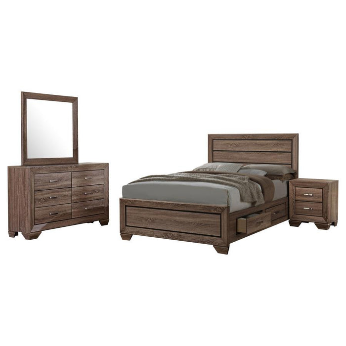 Kauffman - Transitional Storage Bed Bedroom Set – 4 Piece Bedroom Sets by CoasterEveryday at Furniture Wholesale Plus , Nashville furniture store