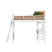 Hampton Kids - Loft With Ladder And Desk With Speaker – Loft Beds by Elements International at Furniture Wholesale Plus , Nashville furniture store