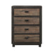 Harlington - 4-Drawer Chest - Dark Chocolate – Accent Chests by Elements International at Furniture Wholesale Plus , Nashville furniture store