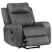 Raelynn - Upholstered Track Arm Recliner – Reclining Chairs by Coaster Fine Furniture at Furniture Wholesale Plus , Nashville furniture store