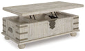 Carynhurst - Lift Top Cocktail Table - White Wash Gray – Cocktail Tables by Signature Design by Ashley® at Furniture Wholesale Plus , Nashville furniture store