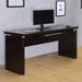 Skylar - Computer Desk With Keyboard Drawer - Cappuccino – Computer Desks by CoasterEveryday at Furniture Wholesale Plus , Nashville furniture store