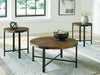 Crosstrail - Occasional Table Set (Set of 3) - Brown – Table Sets by Signature Design by Ashley® at Furniture Wholesale Plus , Nashville furniture store