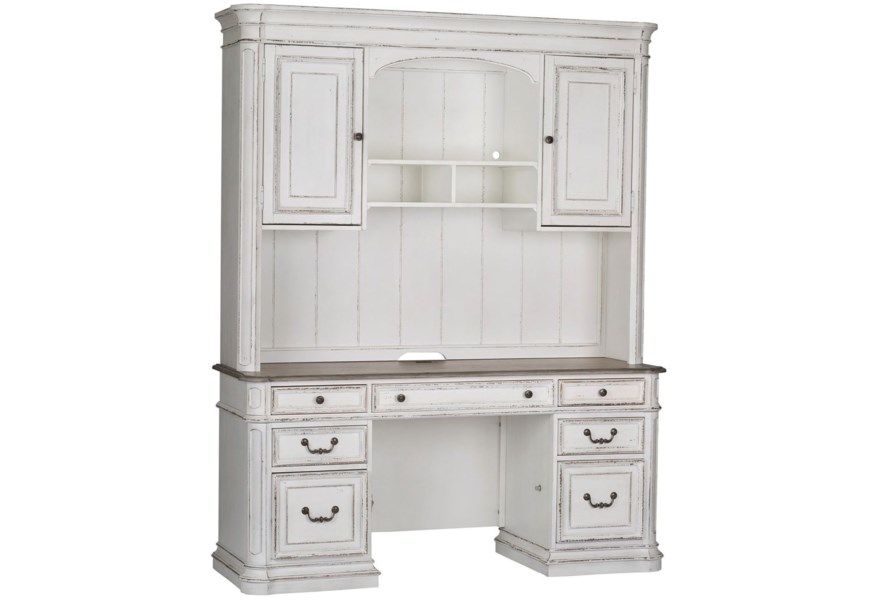 Magnolia Manor - Wood Credenza – Credenzas by Liberty Furniture at Furniture Wholesale Plus , Nashville furniture store