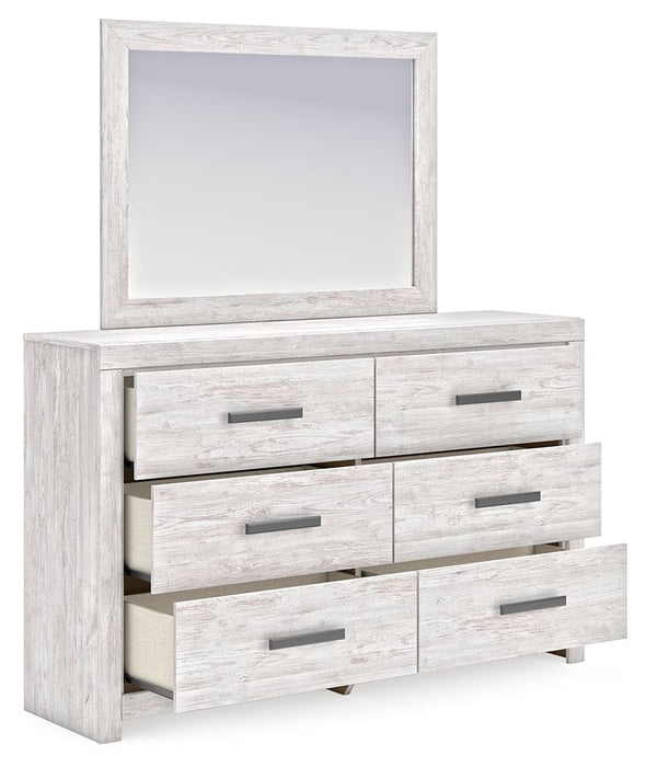 Cayboni - Dresser And Mirror - Whitewash – Dresser & Mirror by Signature Design by Ashley® at Furniture Wholesale Plus , Nashville furniture store