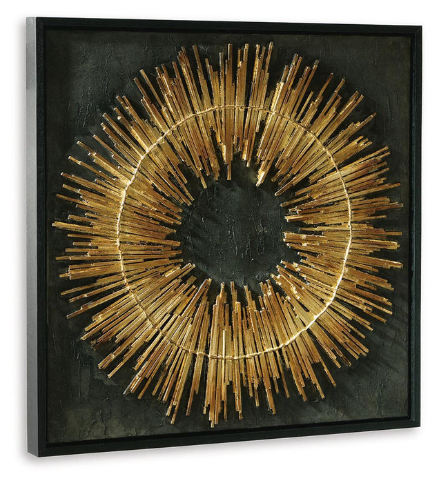 Buddins - Wall Art - Black / Gold Finish – Canvas Art by Signature Design by Ashley® at Furniture Wholesale Plus , Nashville furniture store