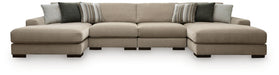 Linenhause - Sectional – Stationary Sectionals by Benchcraft® at Furniture Wholesale Plus , Nashville furniture store
