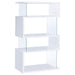Emelle - 4-Shelf Glass Panel Bookshelf - Premium Standard Bookcases from CoasterEveryday - Just $229! Shop now at Furniture Wholesale Plus  We are the best furniture store in Nashville, Hendersonville, Goodlettsville, Madison, Antioch, Mount Juliet, Lebanon, Gallatin, Springfield, Murfreesboro, Franklin, Brentwood