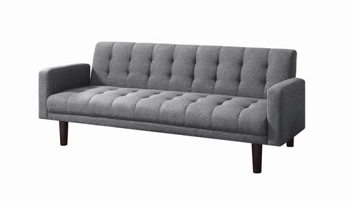 Sommer Tufted Sofa Bed Grey - Premium Sleeper from Coaster Z2 Standard - Just $370! Shop now at Furniture Wholesale Plus  We are the best furniture store in Nashville, Hendersonville, Goodlettsville, Madison, Antioch, Mount Juliet, Lebanon, Gallatin, Springfield, Murfreesboro, Franklin, Brentwood