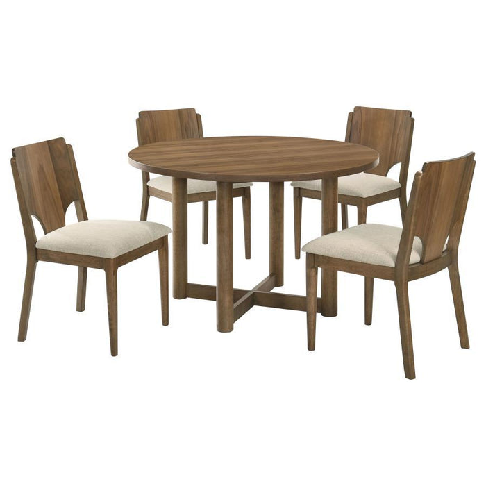 Biltmore - Wood Dining Table Set – 5 Piece Dining Room Sets by Coaster Fine Furniture at Furniture Wholesale Plus , Nashville furniture store