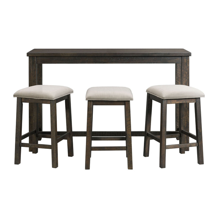 Stone - Occasional Bar Table Single Pack – 4 Piece Dining Room Sets by Elements International at Furniture Wholesale Plus , Nashville furniture store