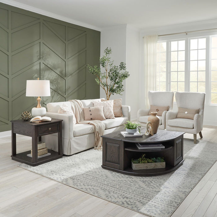 Wallace - 3 Piece Set - Aged Oak – Table Sets by Liberty Furniture at Furniture Wholesale Plus , Nashville furniture store
