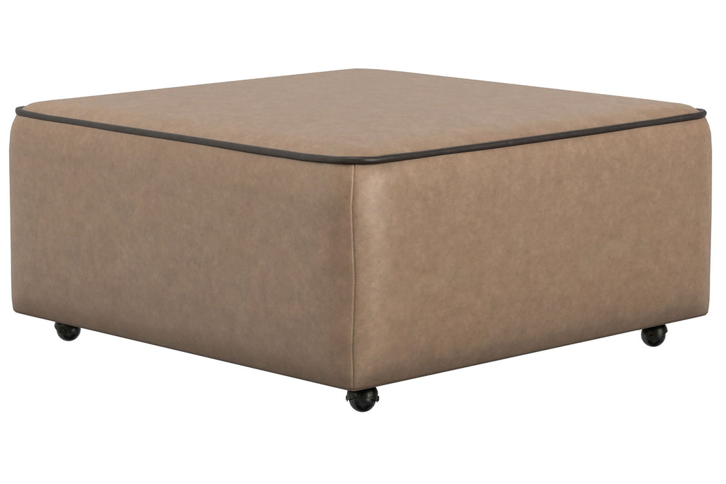 Nico - Castered Cocktail Ottoman – Coffee Table Ottomans by Catnapper at Furniture Wholesale Plus , Nashville furniture store