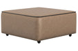 Nico - Castered Cocktail Ottoman – Coffee Table Ottomans by Catnapper at Furniture Wholesale Plus , Nashville furniture store