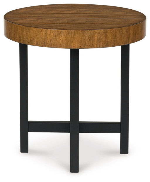 Steenlage - Occasional Table Set (Set of 2) - Brown / Black – Table Sets by Signature Design by Ashley® at Furniture Wholesale Plus , Nashville furniture store