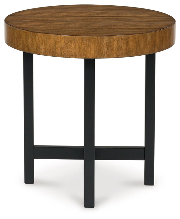 Steenlage - Occasional Table Set (Set of 2) - Brown / Black – Table Sets by Signature Design by Ashley® at Furniture Wholesale Plus , Nashville furniture store