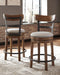Valebeck - Full Back Swivel Stool – Counter Height (24"-27") by Signature Design by Ashley® at Furniture Wholesale Plus , Nashville furniture store