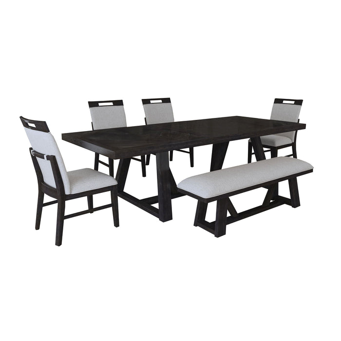 Transcend - Standard Height Dining Set – 5 Piece Dining Room Sets by Elements International at Furniture Wholesale Plus , Nashville furniture store