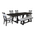 Transcend - Standard Height Dining Set – 5 Piece Dining Room Sets by Elements International at Furniture Wholesale Plus , Nashville furniture store