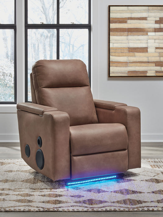 Lorrenton - Glider Power Recliner With Audio System - Caramel – Glider Chairs by Signature Design by Ashley® at Furniture Wholesale Plus , Nashville furniture store