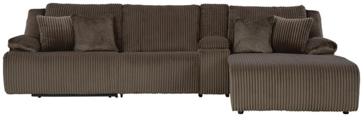 Top Tier - 4 Piece Reclining Sectional – Reclining Sectionals by Signature Design by Ashley® at Furniture Wholesale Plus , Nashville furniture store
