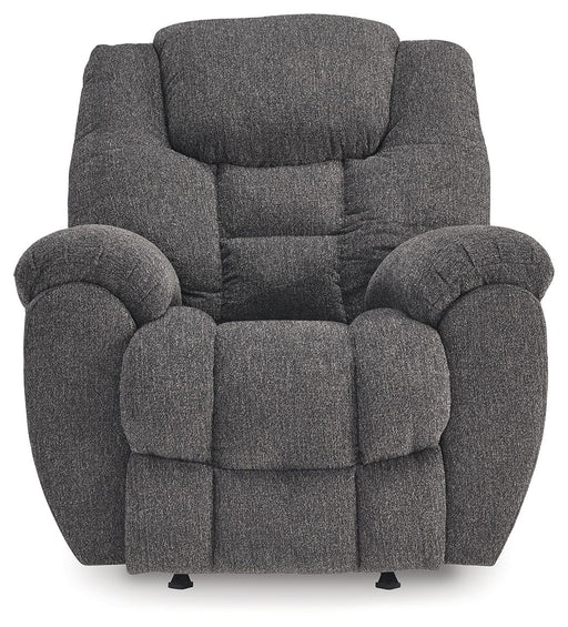 Foreside - Rocker Recliner - Charcoal – Rocker Chairs by Signature Design by Ashley® at Furniture Wholesale Plus , Nashville furniture store