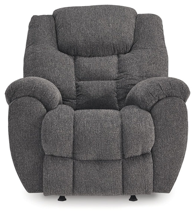 Foreside - Rocker Recliner - Charcoal – Rocker Chairs by Signature Design by Ashley® at Furniture Wholesale Plus , Nashville furniture store