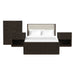 Sylvie - Bedroom Set With Upholstered Bed – 3 Piece Bedroom Sets by Elements International at Furniture Wholesale Plus , Nashville furniture store