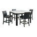 Francesca - Counter Height Dining Set – 5 Piece Dining Room Sets by Elements International at Furniture Wholesale Plus , Nashville furniture store