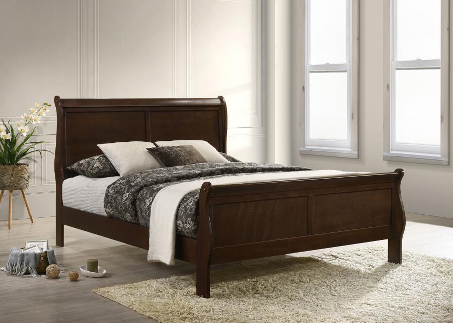 Louis Philippe - Panel Sleigh Bed – Sleigh Beds by CoasterEveryday at Furniture Wholesale Plus , Nashville furniture store