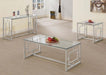 Merced - Glass Top Metal Table – End Tables by CoasterEssence at Furniture Wholesale Plus , Nashville furniture store