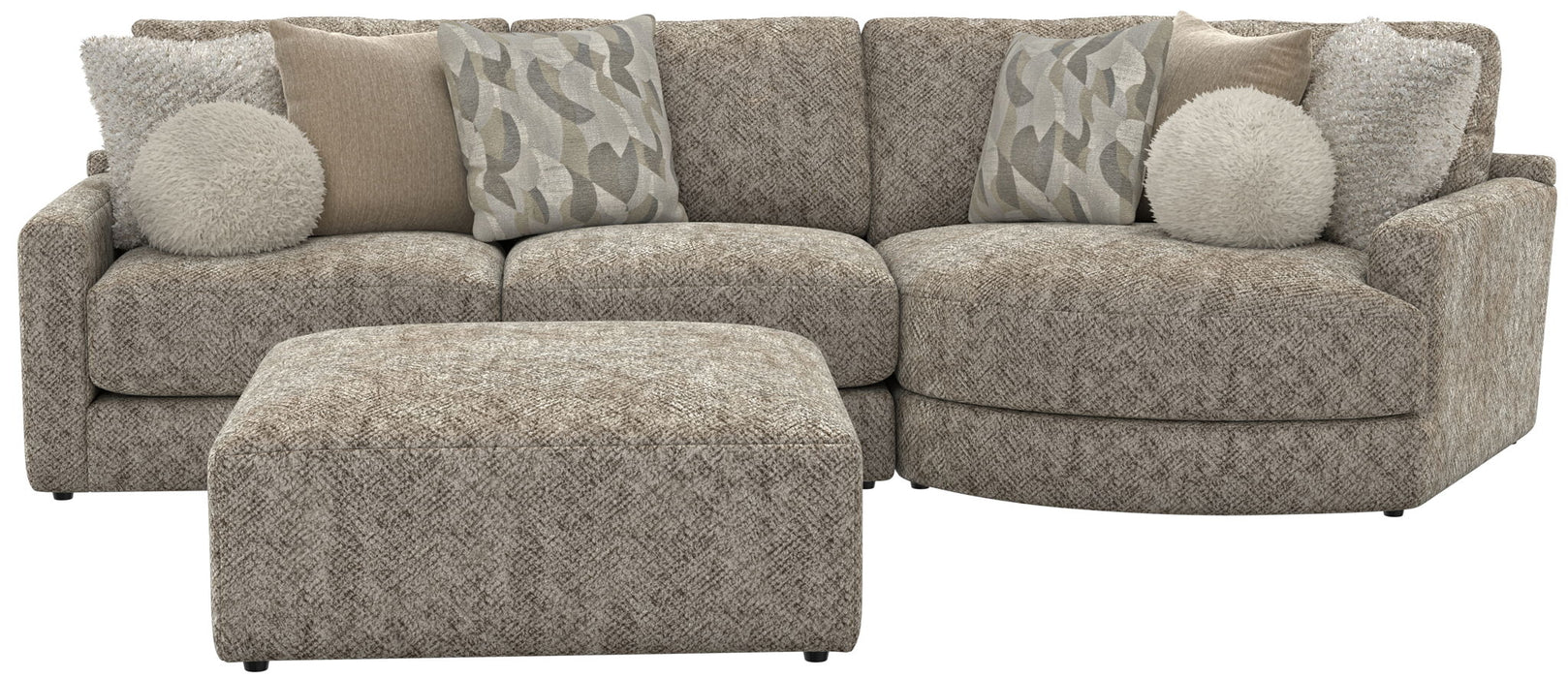 Turner - Sectional – Stationary Sectionals by Jackson at Furniture Wholesale Plus , Nashville furniture store