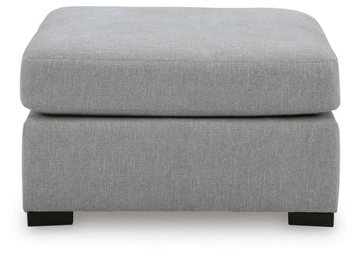 Lakepoint - Oversized Accent Ottoman - Nickel – Accent Ottomans by Benchcraft® at Furniture Wholesale Plus , Nashville furniture store
