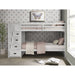 Sami - Step Bunk With Left Headboard – Bunk Beds by Elements International at Furniture Wholesale Plus , Nashville furniture store