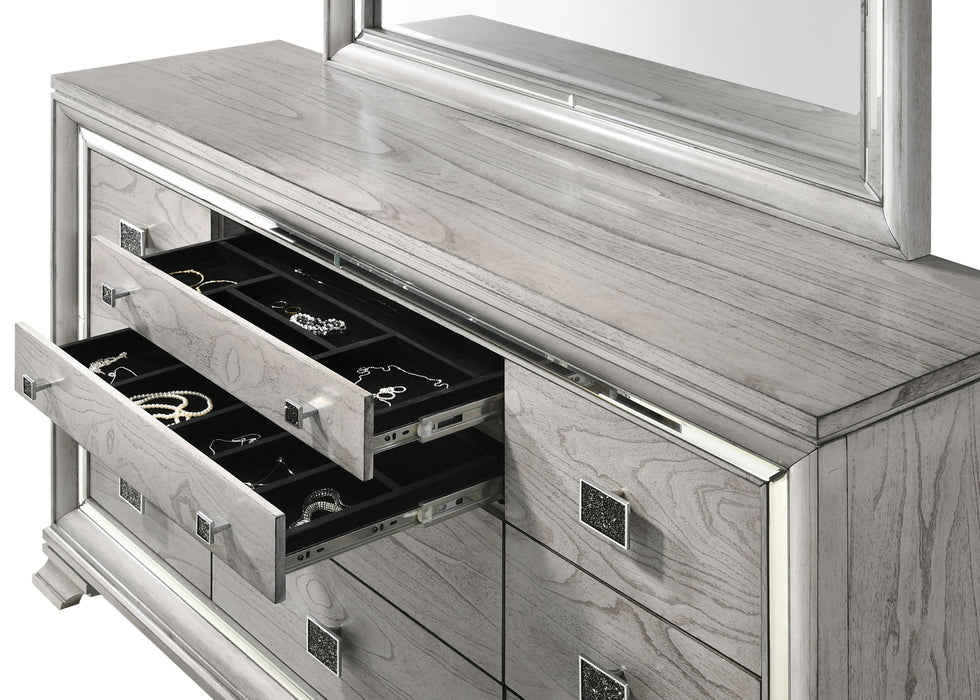 Vail - Dresser, Mirror – Dressers by Crown Mark at Furniture Wholesale Plus , Nashville furniture store