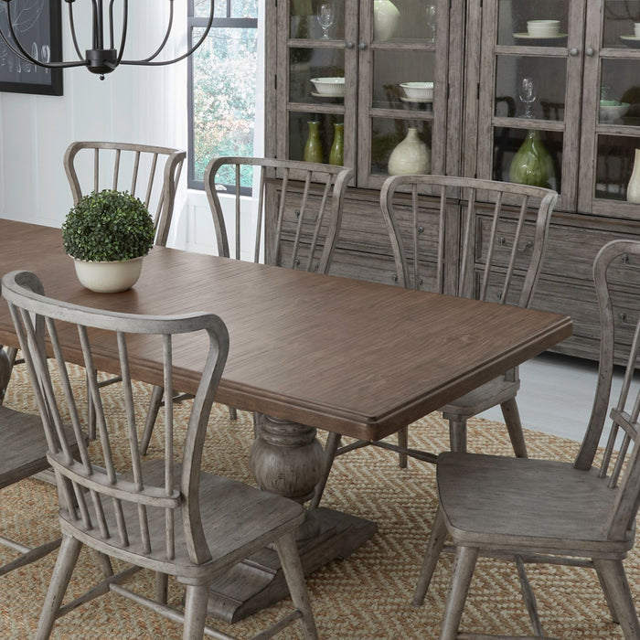 River Place - Trestle Table Set – 5 Piece Dining Room Sets by Liberty Furniture at Furniture Wholesale Plus , Nashville furniture store