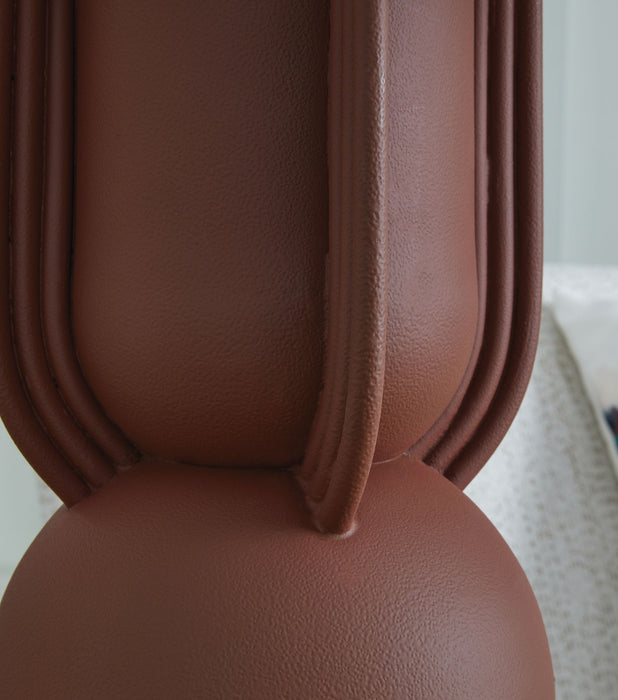 Rowandale - Metal Table Lamp - Brick Red – Table Lamps by Signature Design by Ashley® at Furniture Wholesale Plus , Nashville furniture store