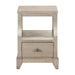 New Haven - Chairside Table - Sanctuary White – Chair Side Tables by Liberty Furniture at Furniture Wholesale Plus , Nashville furniture store