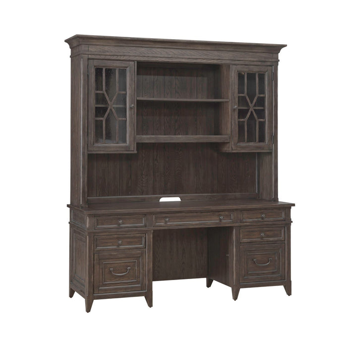 Paradise Valley - Credenza & Hutch - Saddle Brown – Credenzas & Hutches by Liberty Furniture at Furniture Wholesale Plus , Nashville furniture store