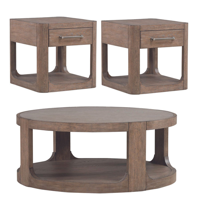 South Bend - Optional 3 Piece Set - Burnished Clay – Table Sets by Liberty Furniture at Furniture Wholesale Plus , Nashville furniture store