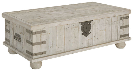 Carynhurst - Lift Top Cocktail Table - White Wash Gray – Cocktail Tables by Signature Design by Ashley® at Furniture Wholesale Plus , Nashville furniture store