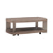 Harlow - Oval Cocktail Table - Sandstone & Satin Nickel – Cocktail Tables by Liberty Furniture at Furniture Wholesale Plus , Nashville furniture store