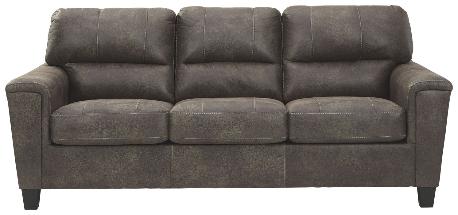 Navi - Queen Sofa Sleeper - Smoke – Sleeper Sofas by Signature Design by Ashley® at Furniture Wholesale Plus , Nashville furniture store