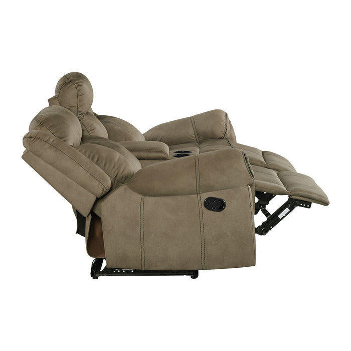 Sorrento - Motion Loveseat With Console – Reclining Loveseats by Elements International at Furniture Wholesale Plus , Nashville furniture store