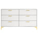 Kendall - 6-Drawer Dresser – Dressers by CoasterEveryday at Furniture Wholesale Plus , Nashville furniture store