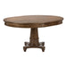 Harrison Heights - Pedestal Table - Sienna – Dining Tables with Extensions by Liberty Furniture at Furniture Wholesale Plus , Nashville furniture store