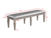 Klina - Bench - Silver – Dining Benches by Crown Mark at Furniture Wholesale Plus , Nashville furniture store