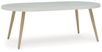 Seton Creek - Oval Dining Table With Umb Opt - White – Dining Tables by Signature Design by Ashley® at Furniture Wholesale Plus , Nashville furniture store